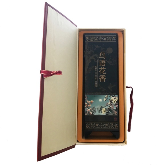 NWOT Miniature Oriental Folding Art Screen - Picture 5 of 6